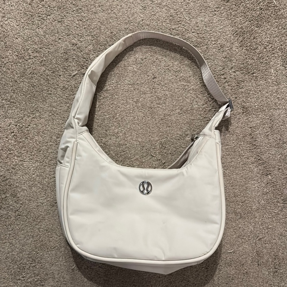 Lululemon City Essentials Light Ivory Shoulder Bag